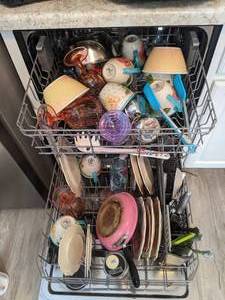 lot 509 image: Contents of Dishwasher