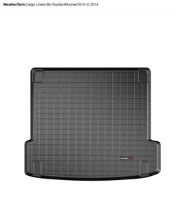 lot 9 image: WeatherTech Cargo Liners fits Toyota4runner2010 to 2014 not used see pics