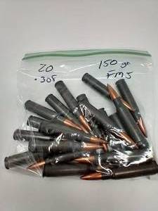 20 Rounds .308 Factory Ammo