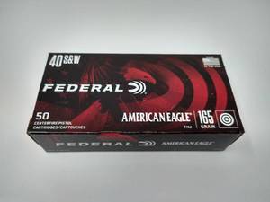 50 Rounds .40 S&W FMJ Ammo