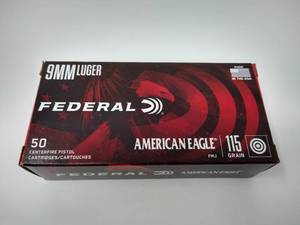 50 Rounds 9mm Ammunition