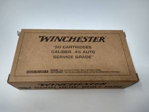 50 Rounds .45 FMJ Ammo