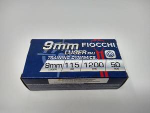 50 Rounds 9mm Ammunition