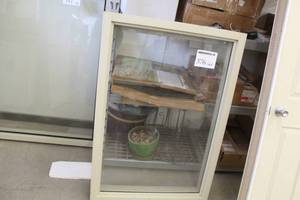 lot 376 image: Window with Steel Frame 36Wx52H
