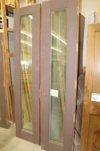 lot 390 image: Lot of (2) Swing Door with Glass Panel 21-34Wx94-12H