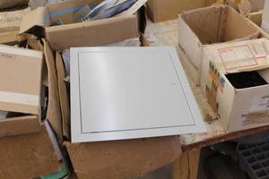 lot 419 image: Access Door 12x12 Grey (in box)