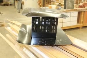 lot 428 image: Pro-Form Direct Vent Assembly 3x3 VCL Term Cap Black 940033B (in box)