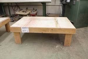 lot 403 image: Wood Work Table