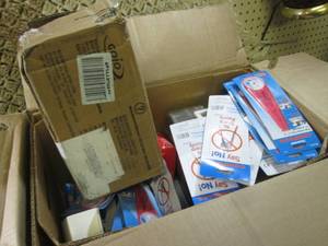 (A-2) Box of Misc Pens Compasses So...
