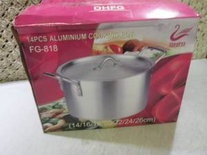 (BS) 14pc Aluminum Cooking Pot Set ...