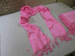 (CSB) Lot of 12 Pink Scarves ...
