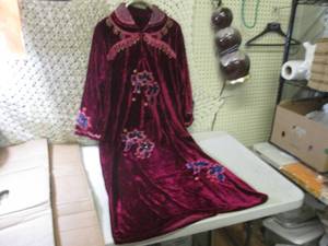 (CSB) Ladies Long Pull-Over Robe Bu...