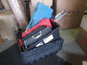 (A-3) Large Tote with Lid Full of 2...