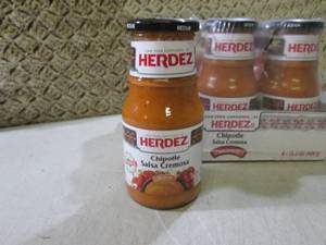 (C-3) 6 Jars of Chipotle Salsa Crem...