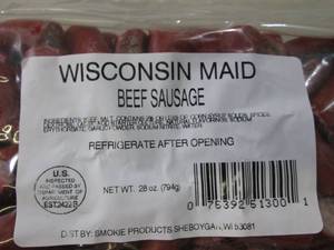 (B-3) Wisconsin Maid Beef Sausage B...