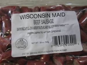 (B-3) Wisconsin Maid Beef Sausage B...