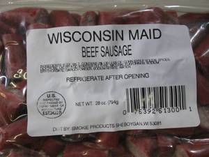 (B-3) Wisconsin Maid Beef Sausage B...