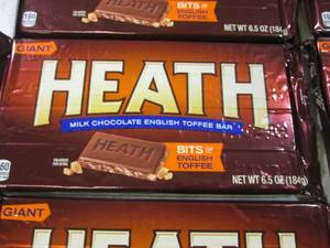 (B-1) 6 Giant Heath Candy Bars Best...