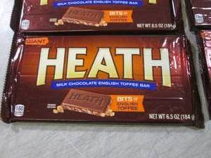 (B-1) 6 Giant Heath Candy Bars Best...
