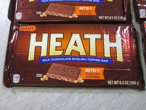 (B-1) 6 Giant Heath Candy Bars Best...