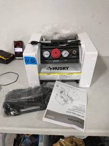 husky 1 Gal. Portable Electric-Powered Silent Air Compressor