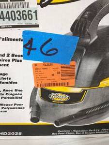 Stinger 2.5 Gal. 1.75-Peak HP Compact WetDry Shop Vacuum with Filter Bag, Hose and Accessories