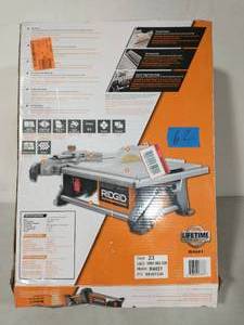 RIDGID 6.5 Amp Corded 7 in. Table Top Wet Tile Saw