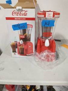 32 oz. Red Coca-Cola Slush Drink Maker with Cord Storage