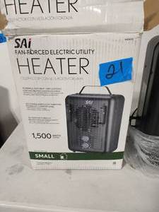 1,500-Walt Utility Milkhouse Fan-Forced Portable Heater with Thermostat