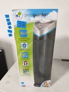 GERMGUARDIAN 4-in-1 True HEPA Air Purifier System with UV Sanitizer and Odor Reduction, 28 in. Tower