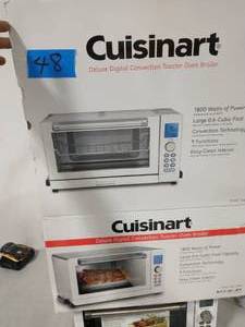 CUSINART Deluxe 1800 W 6-Slice White Toaster Oven with LCD Display