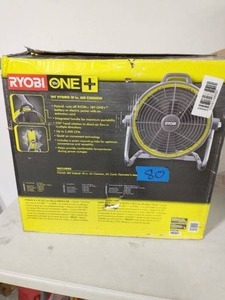 RYOBI 18-Volt ONE Hybrid 18 in. Air Cannon Drum Fan
