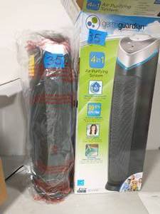 GERMGUARDIAN 4-in-1 True HEPA Air Purifier System with UV Sanitizer and Odor Reduction, 28 in. Tower