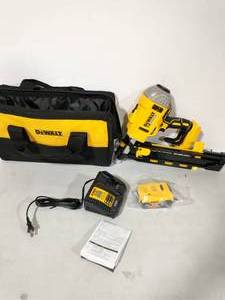 DEWALT 20-Volt MAX XR Lithium-Ion Cordless Brushless 2-Speed 21° Plastic Collated Framing Nailer with 4Ah Battery and Charger