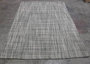 Basketweave Tie Dye Design Woven Rug - Project 62 Size 5 x 7 Color Grey.