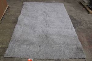 Novella Gray 6 ft. x 9 ft. Shag Area Rug.