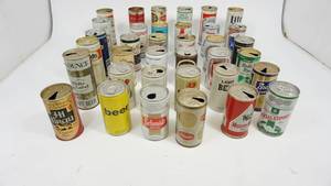 lot 37 image: Vintage Beer Cans