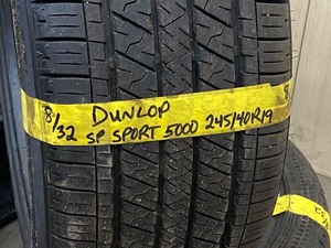 Set Of (2) Dunlop Tires