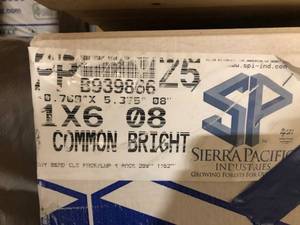 1x6 Non Endmatch Dual Pattern Tongue and Groove
