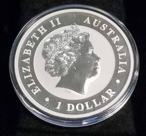 2012 AUSTRALIA $1 KOOKABURRA 1 TROY OZ .999 FINE SILVER IN AIRTITE