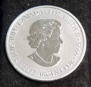 2015 CANADA $2 SPECIAL FORCES 12 OZ .9999 FINE SILVER