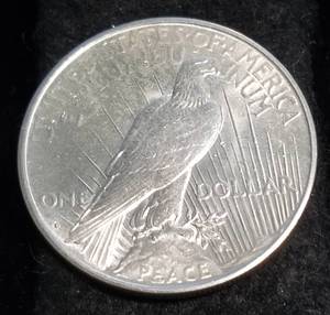 1934-D PEACE SILVER DOLLAR IN HIGHER GRADE