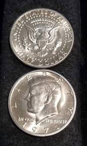 BU ROLL OF 1971-D KENNEDY HALF DOLLARS 20 COINS