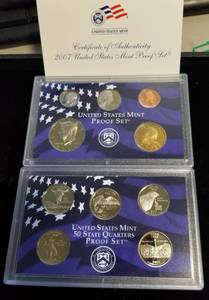 2007 US PROOF SET IN ORIGINAL PACKAGING (10 COINS)