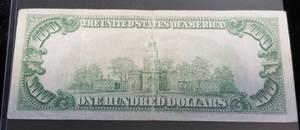 1928-A US $100 REDEEMABLE IN GOLD FEDERAL RESERVE NOTE CHICAGO