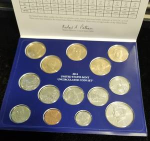 2014 US MINT SET IN ORIGINAL PACKAGING (28 COINS)