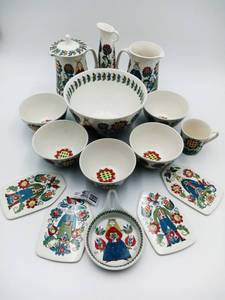 lot 030 image: Vintage 1960s  Figgjo Saga Flint Norway Design Set (Valued $800)