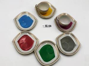 Extremely Unique Vintage China Teacups and Saucers (Valued $150)