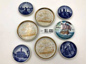 Mini Vintage Collector Plates (Valued  $60)