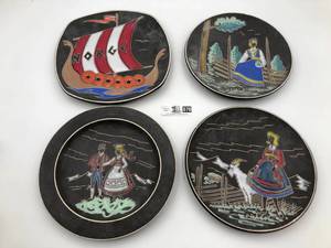 Vintage Ceramic Plates (Valued  $180)